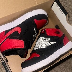 Jordan Kids' Sneakers in Black and Red